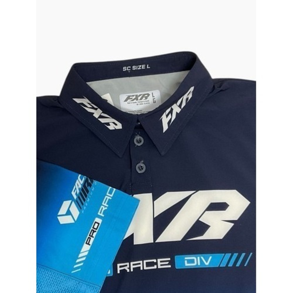 NWOT FXR UPF 50 Sunshield Factory Racing Short Sleeve Polo Shirt Men L Canada